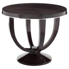 Large Art Deco Black Sycamore 'Hester' Occasional Table 