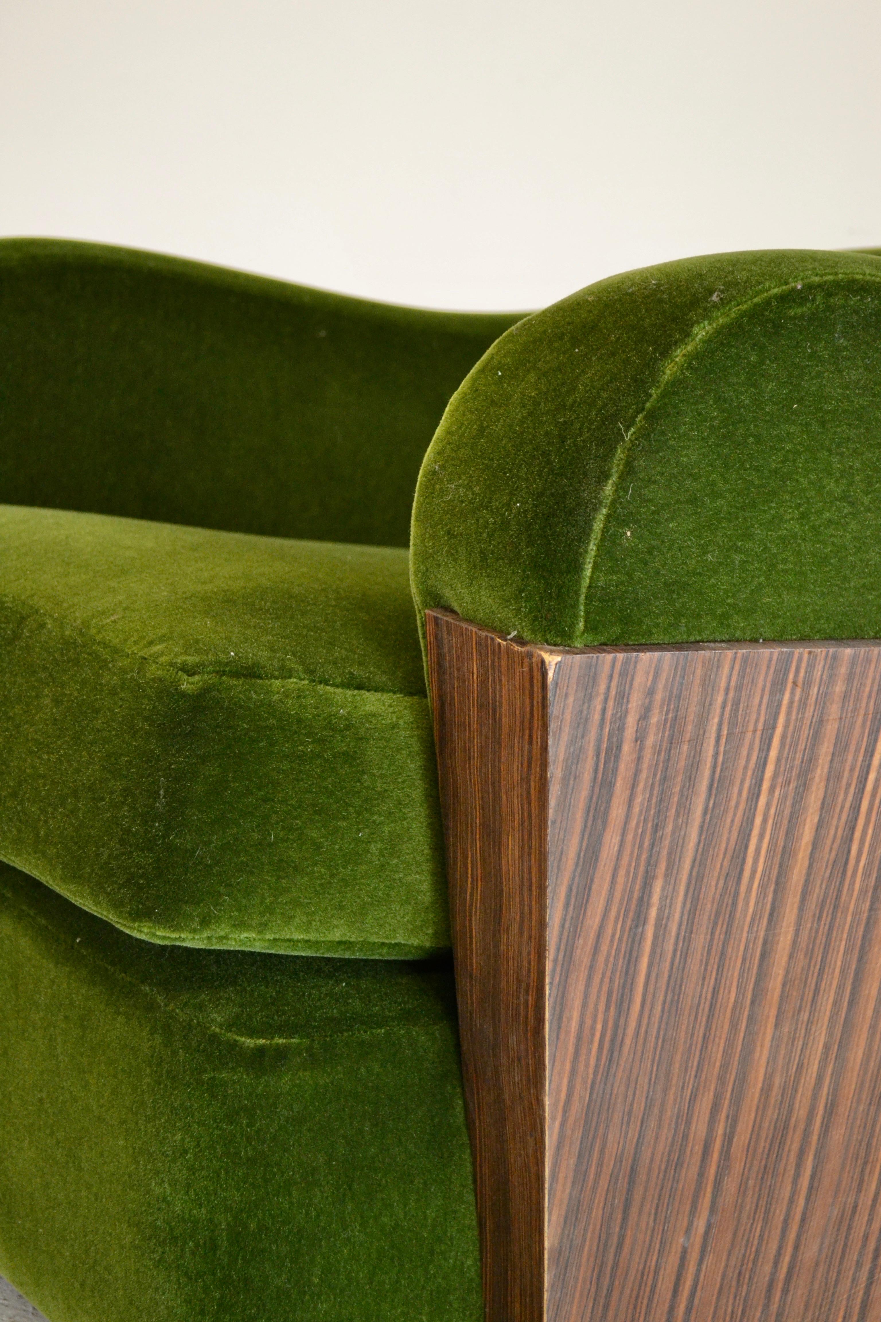Grande poltrona boudoir Art Déco - Francia, 1925 in vendita 4