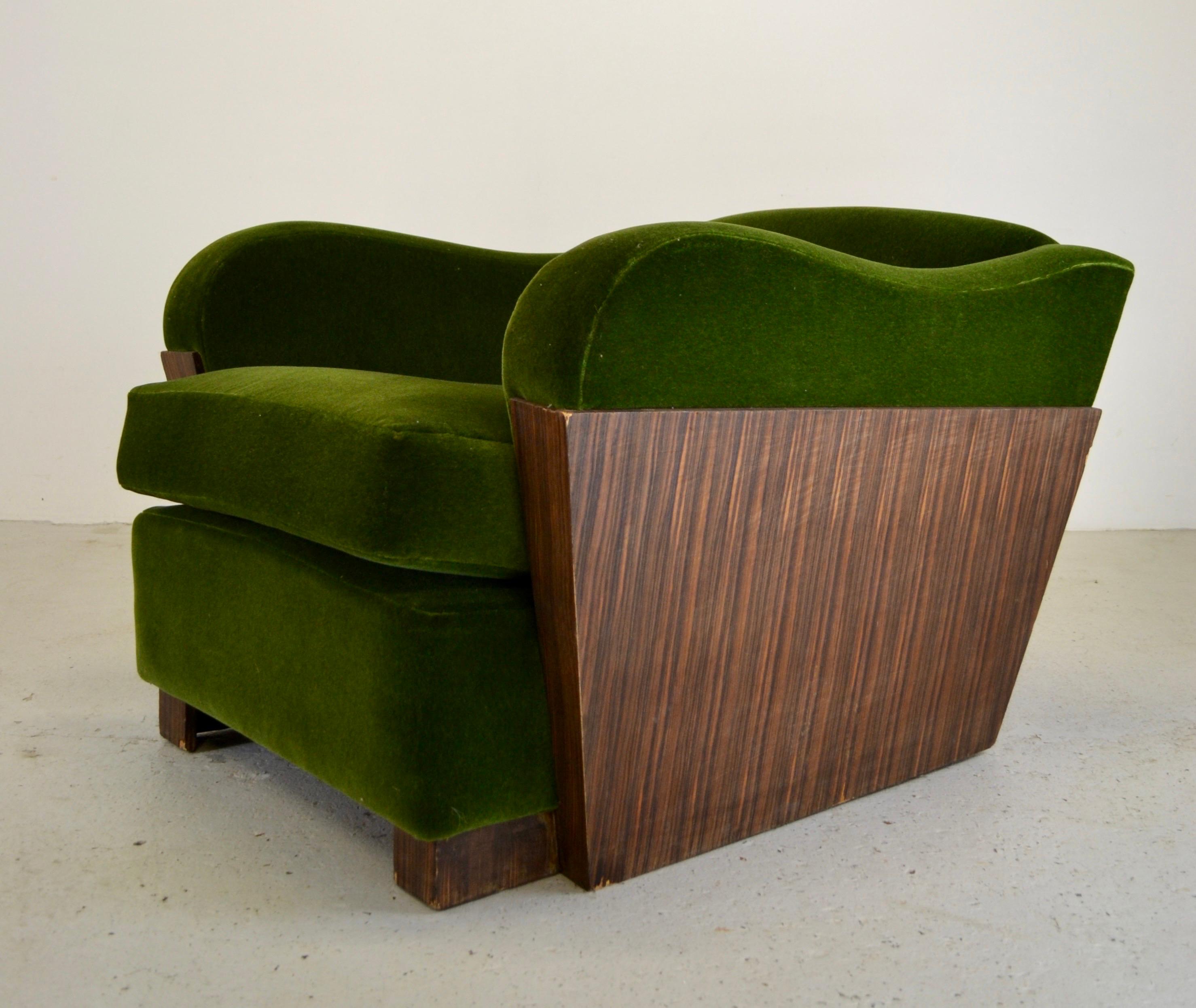 Grande poltrona boudoir Art Déco - Francia, 1925 in vendita 8