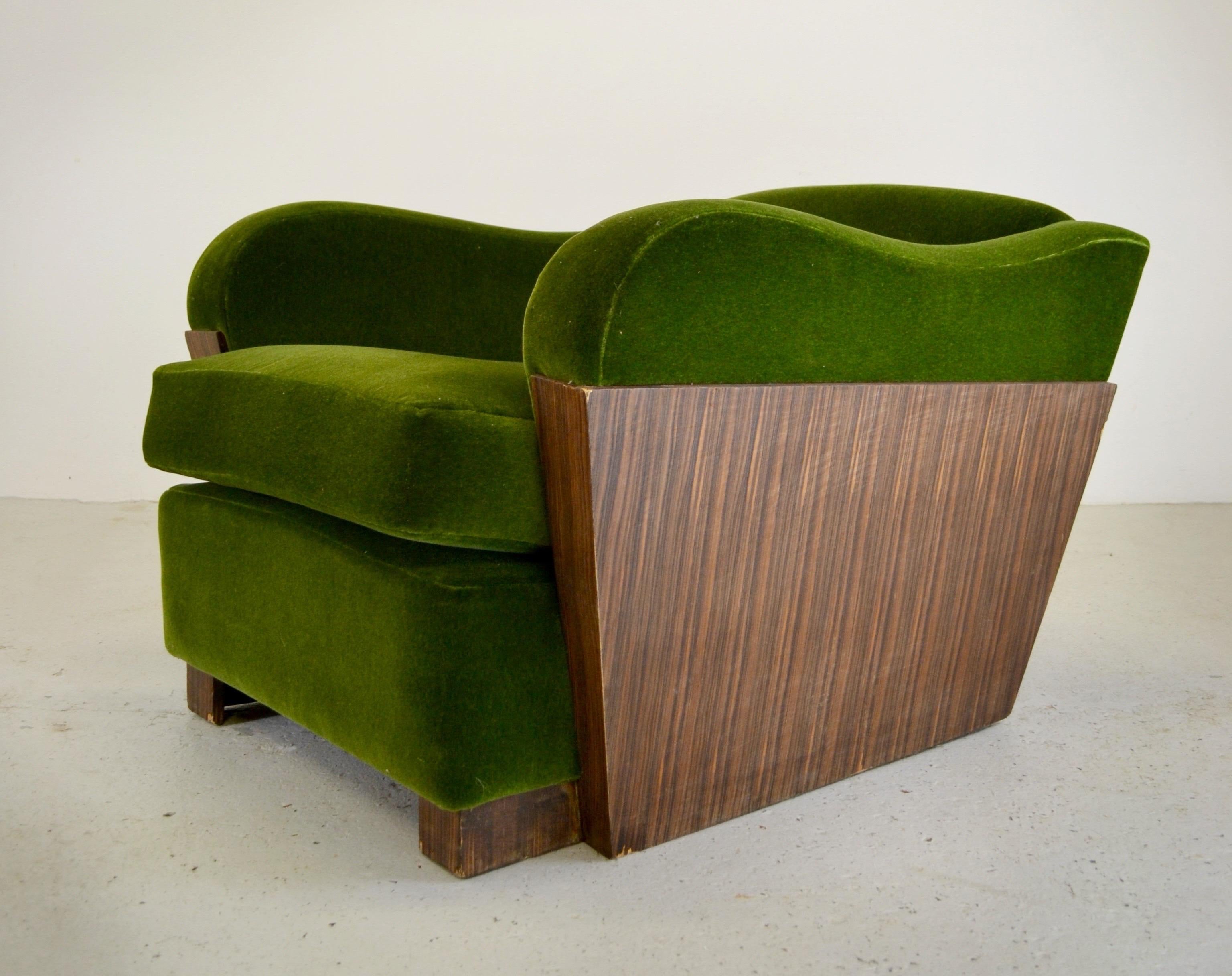 Grande poltrona boudoir Art Déco - Francia, 1925 in vendita 10
