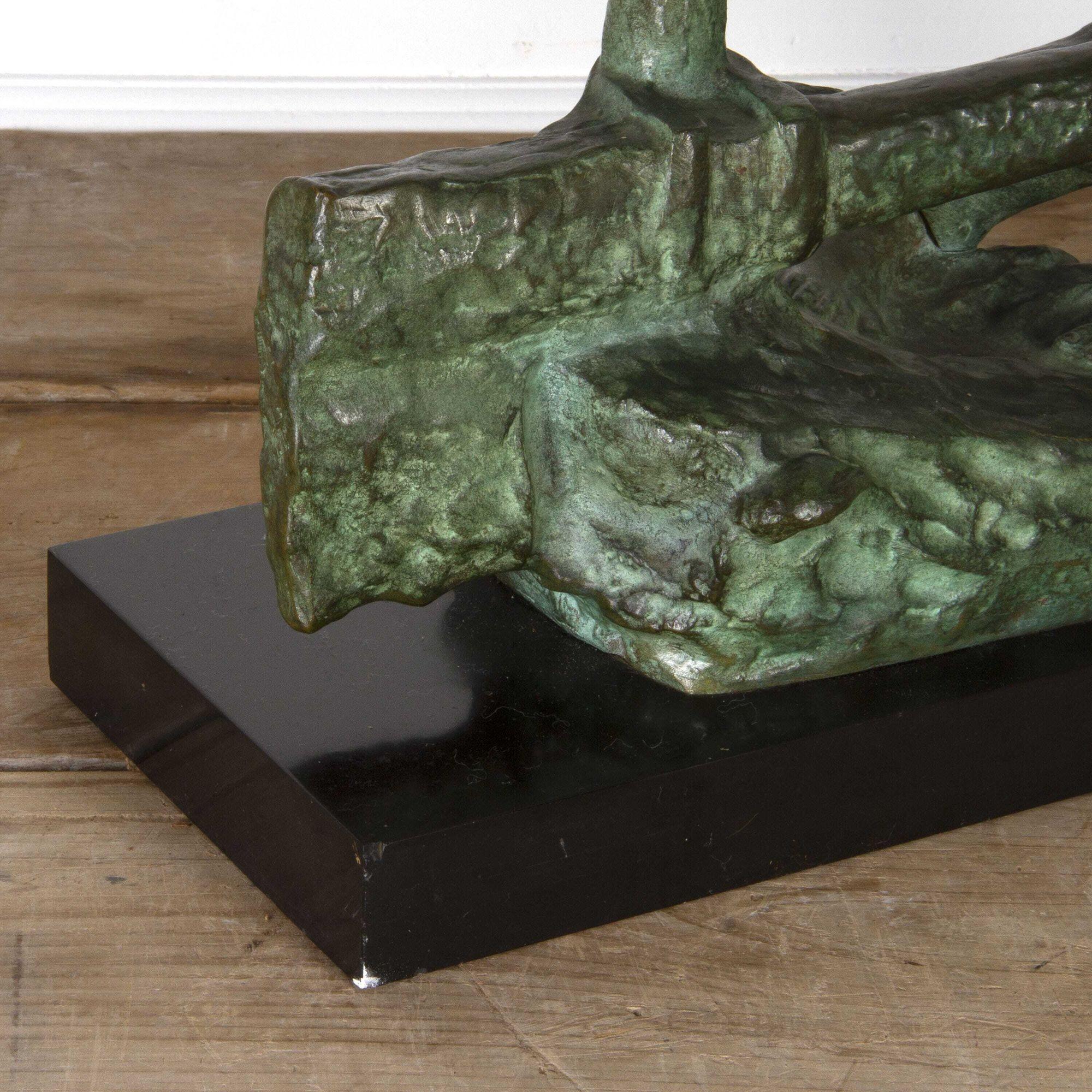 20ième siècle Grand bronze Art Déco par A Kelety en vente