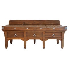 Large Art Deco Butcher´s Block Table