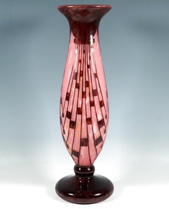 Large Art Deco Cameo Vase, Colliers, Charles Schneider, France, 1927-1928