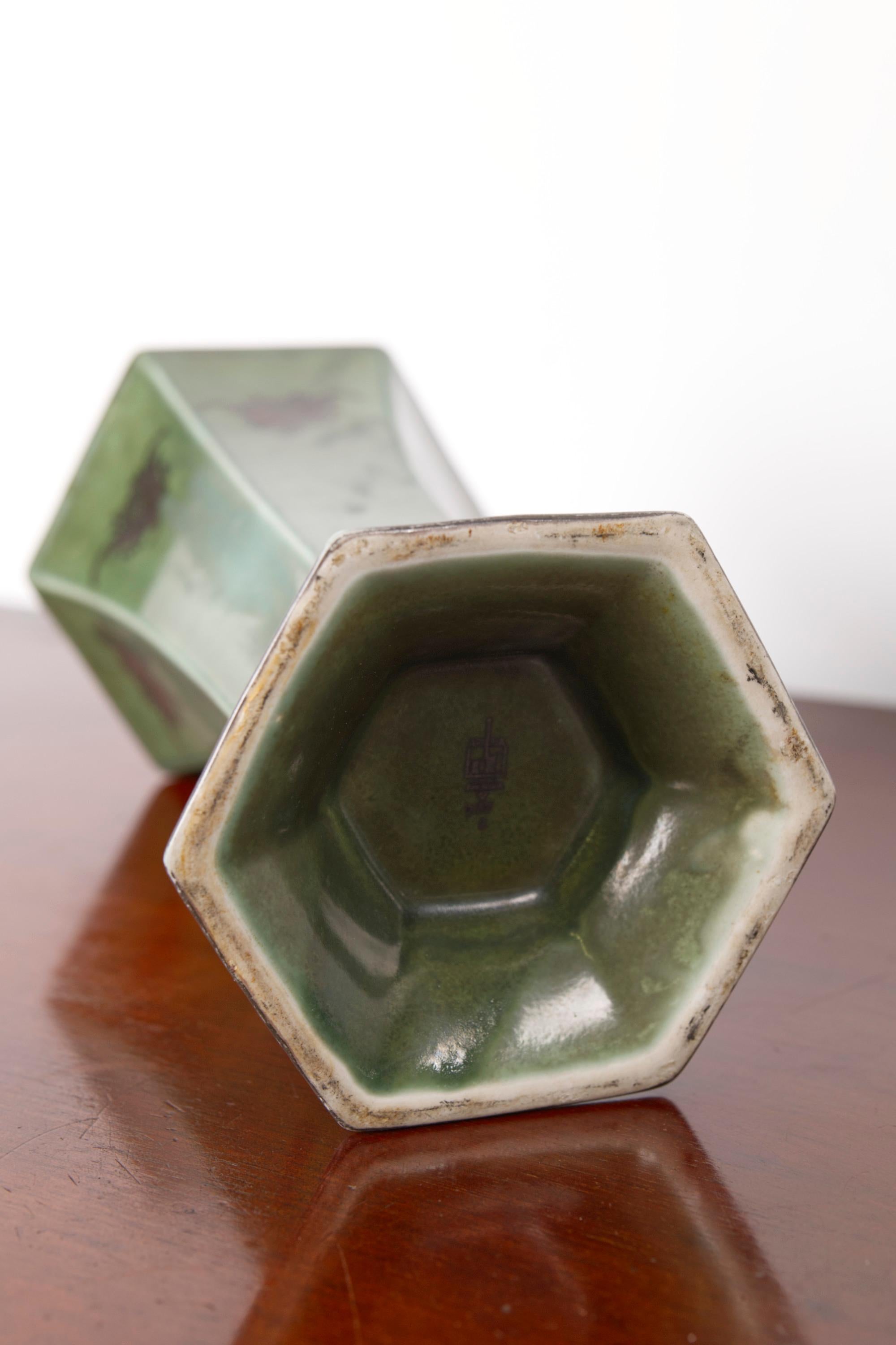 Large Art Deco Ceramic Vase by Arabia Finland, 1940s For Sale 2