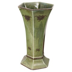 Large Art Deco Ceramic Vase by Arabia Finland, 1940s