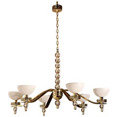 Large Art Deco Style Chandelier by Bryan Cox