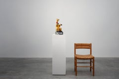 Large Art Deco Cinzano signed sculpture by Novita, France 1920s