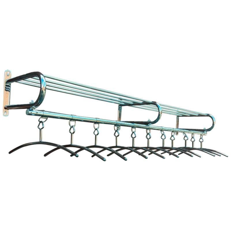 Sculptural Wrought Iron Coat Hanger For Sale at 1stDibs