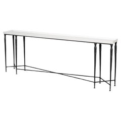 Grande tavolo consolle Art Deco