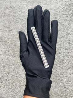 Large Art Deco Diamond Bar Brooch