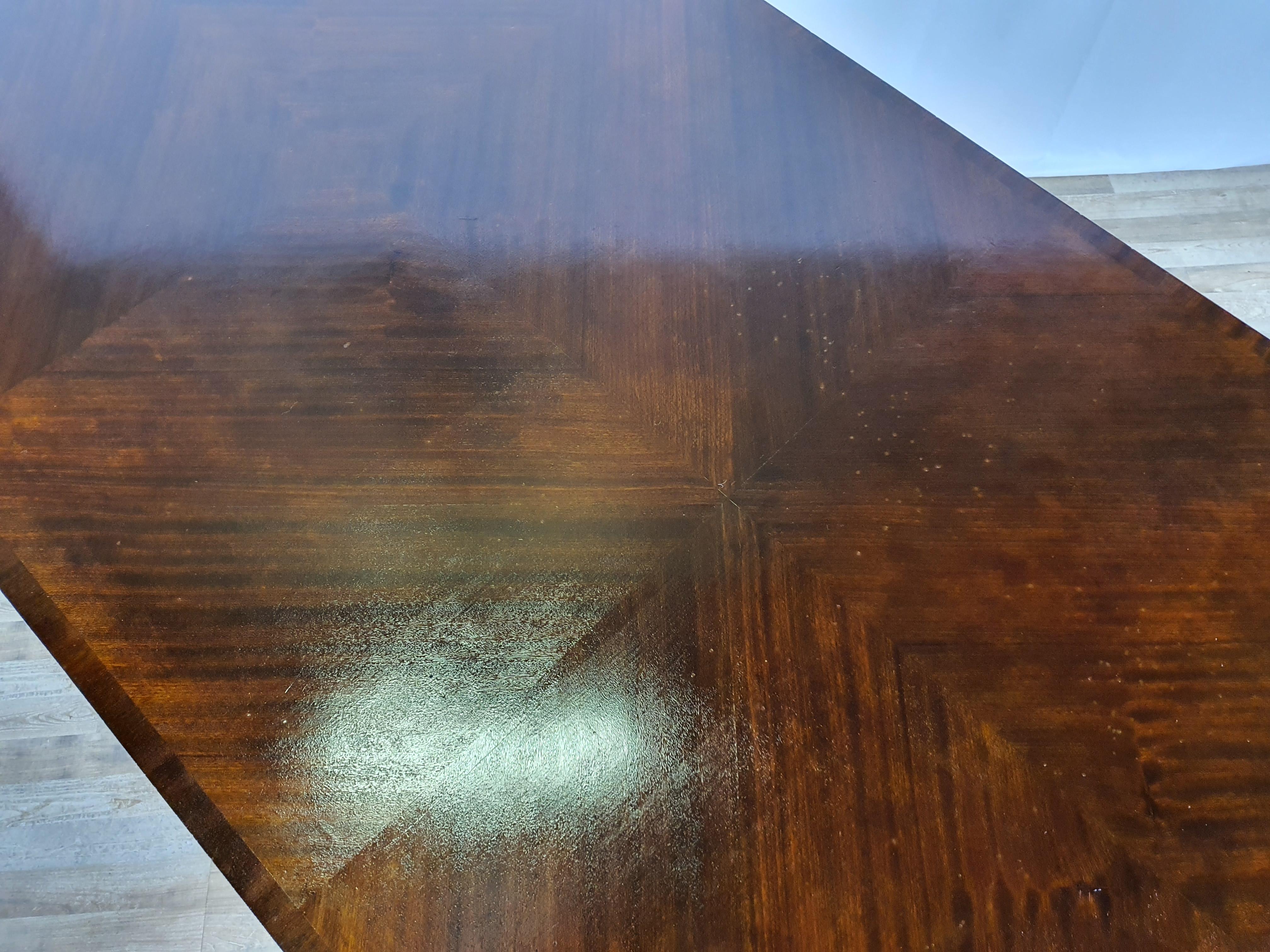 Grande table à manger ou table de conférence Art Déco 5