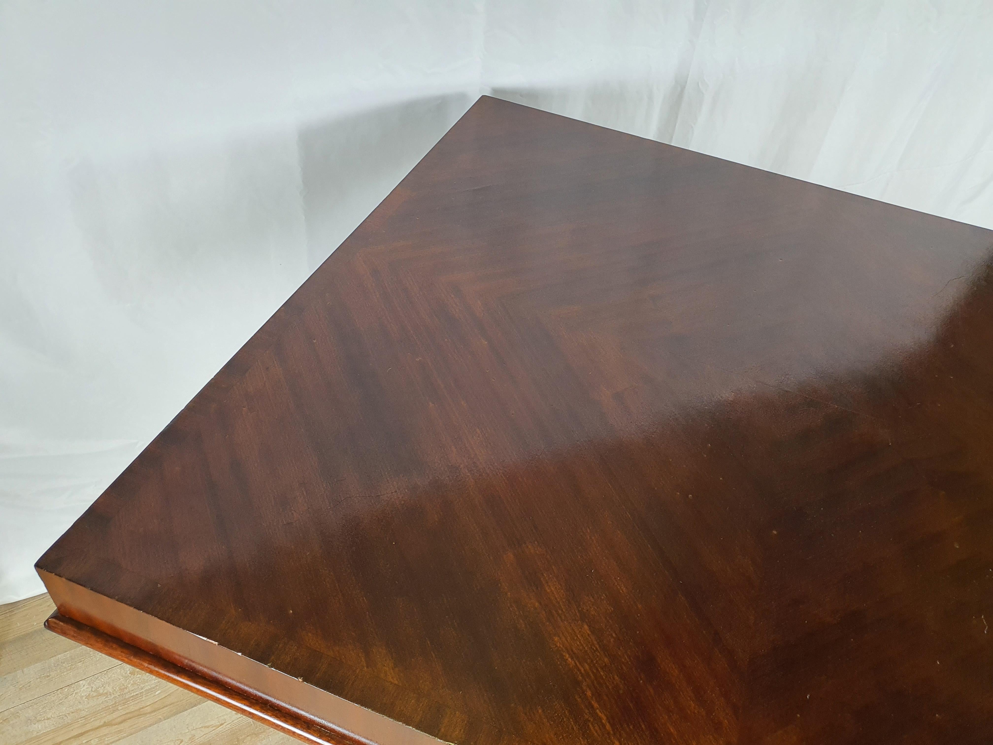 Grande table à manger ou table de conférence Art Déco 6