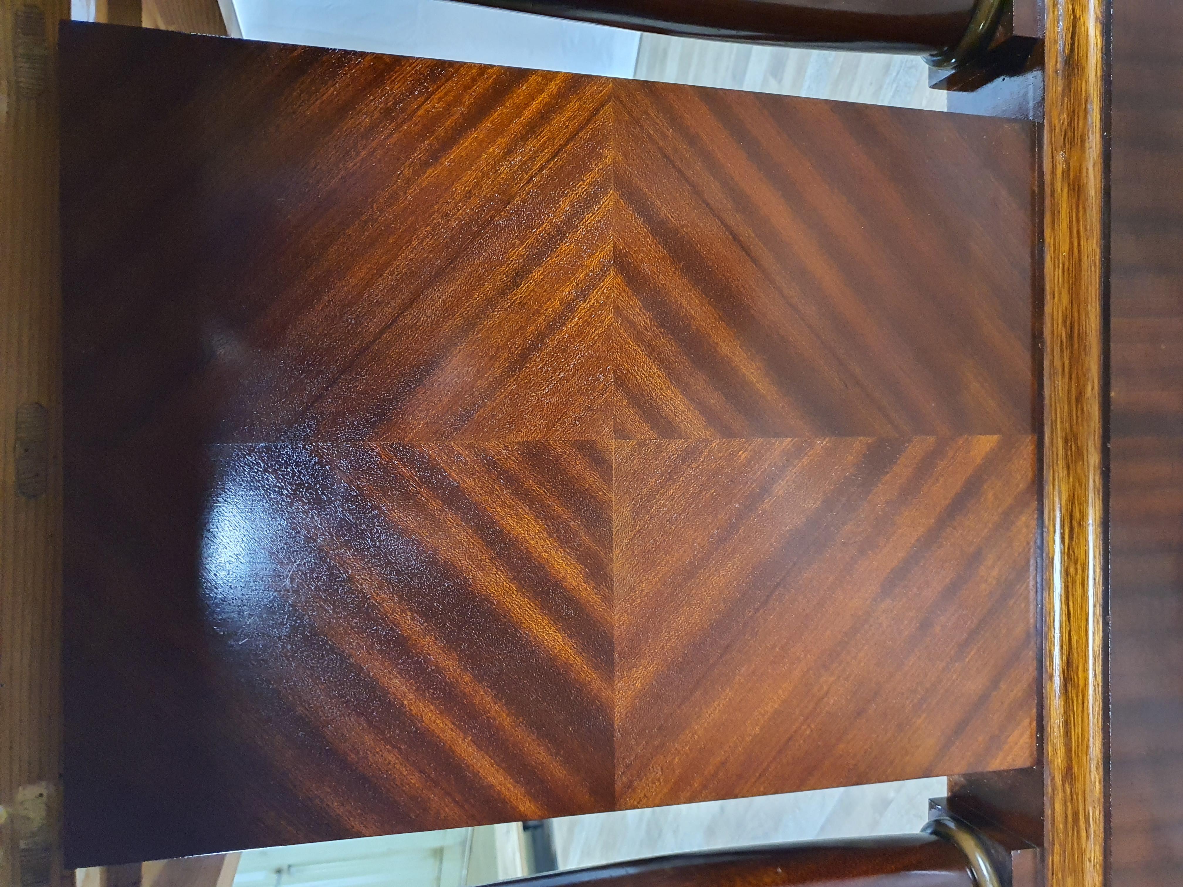 Grande table à manger ou table de conférence Art Déco 10