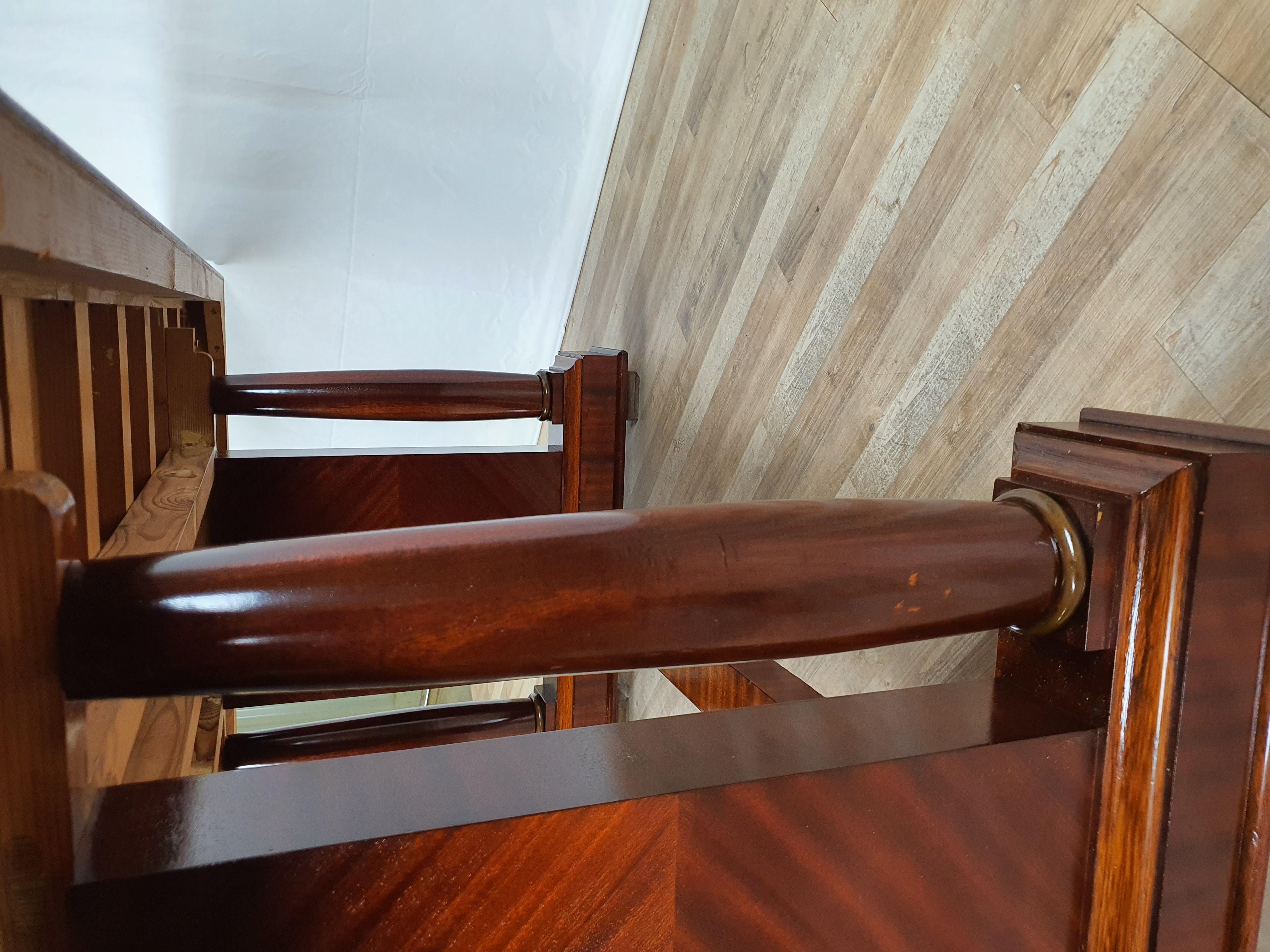 Grande table à manger ou table de conférence Art Déco 11