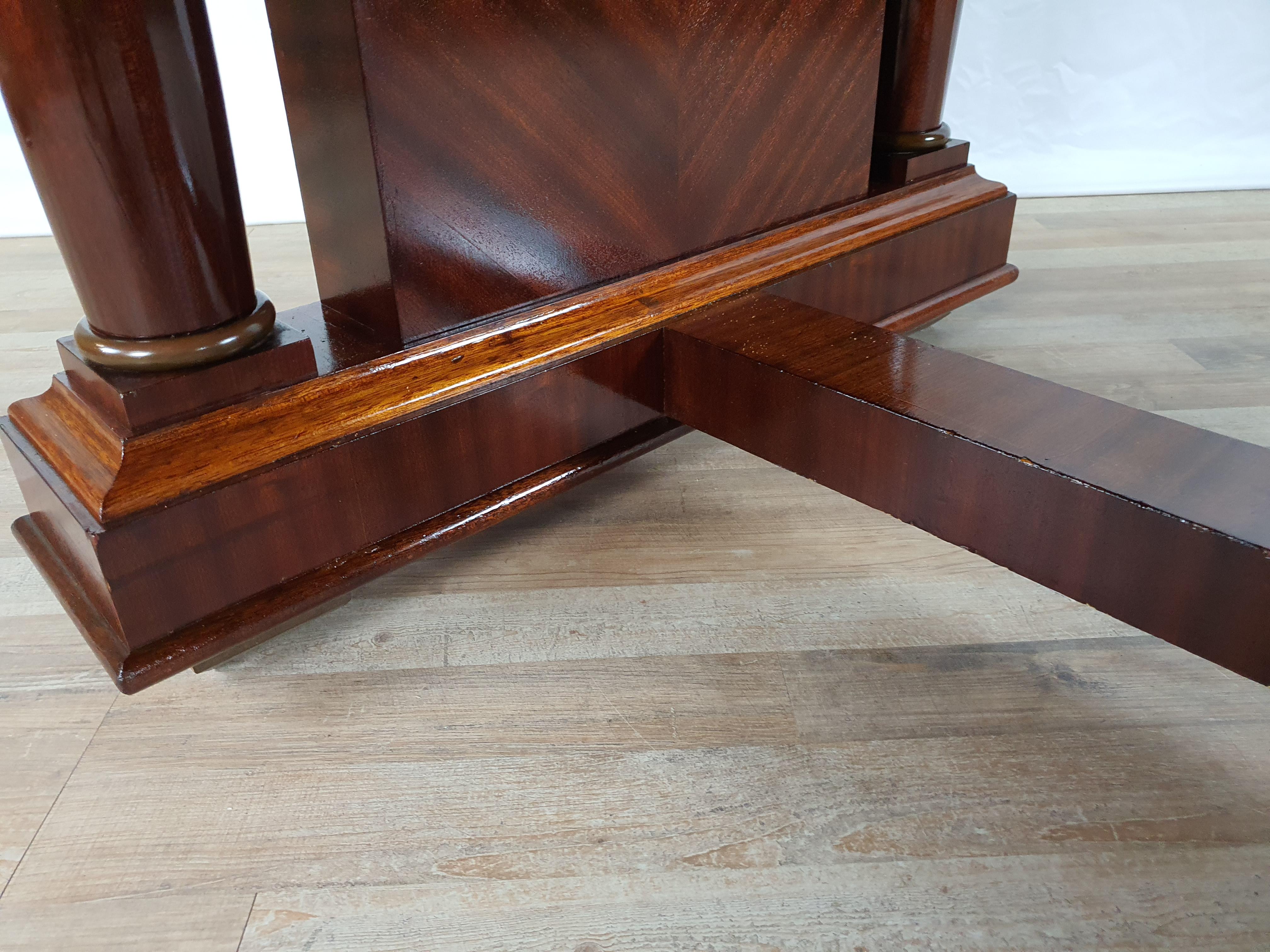 Grande table à manger ou table de conférence Art Déco 13