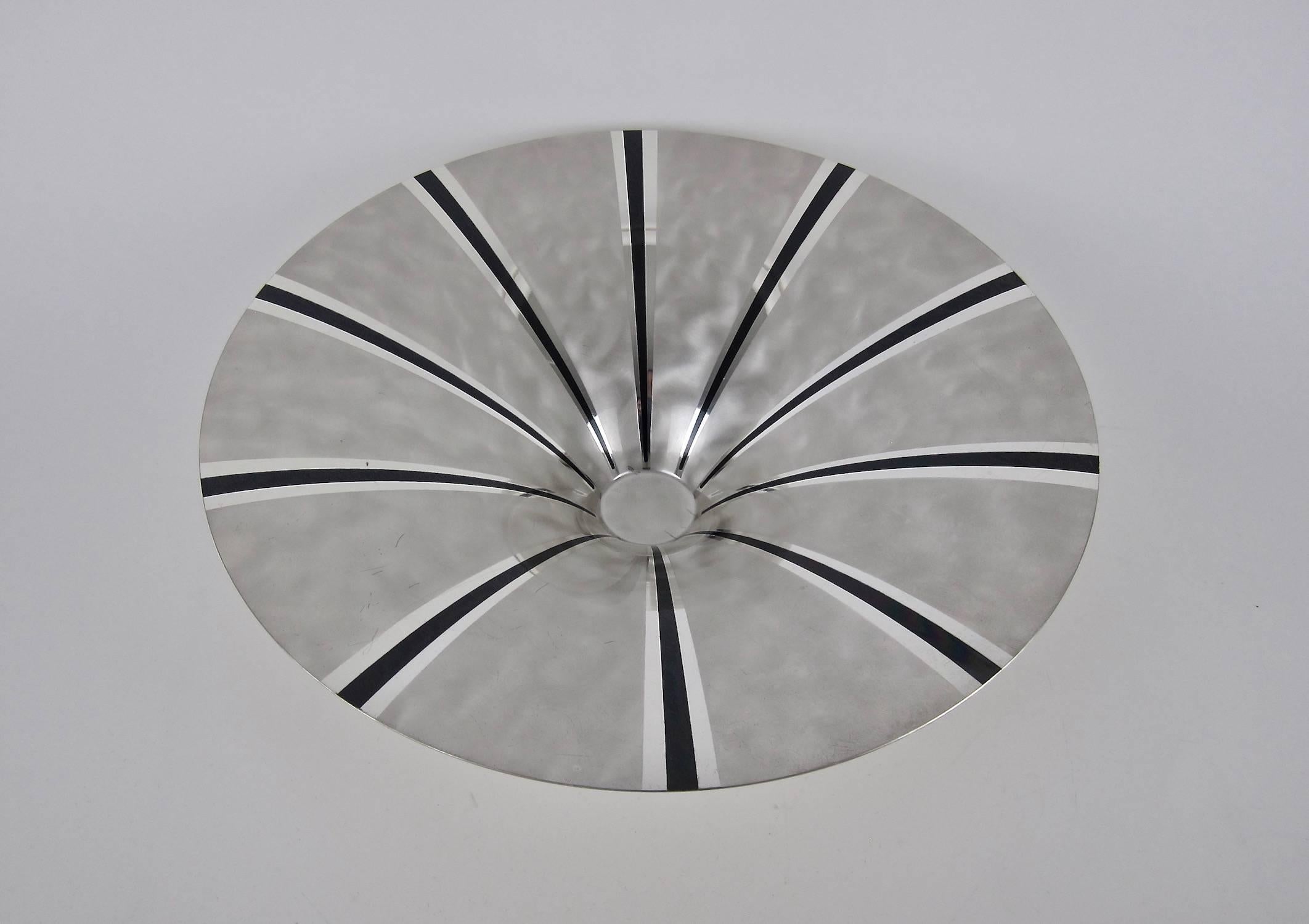 Metal Large WMF Art Deco Flaring Centerpiece Bowl