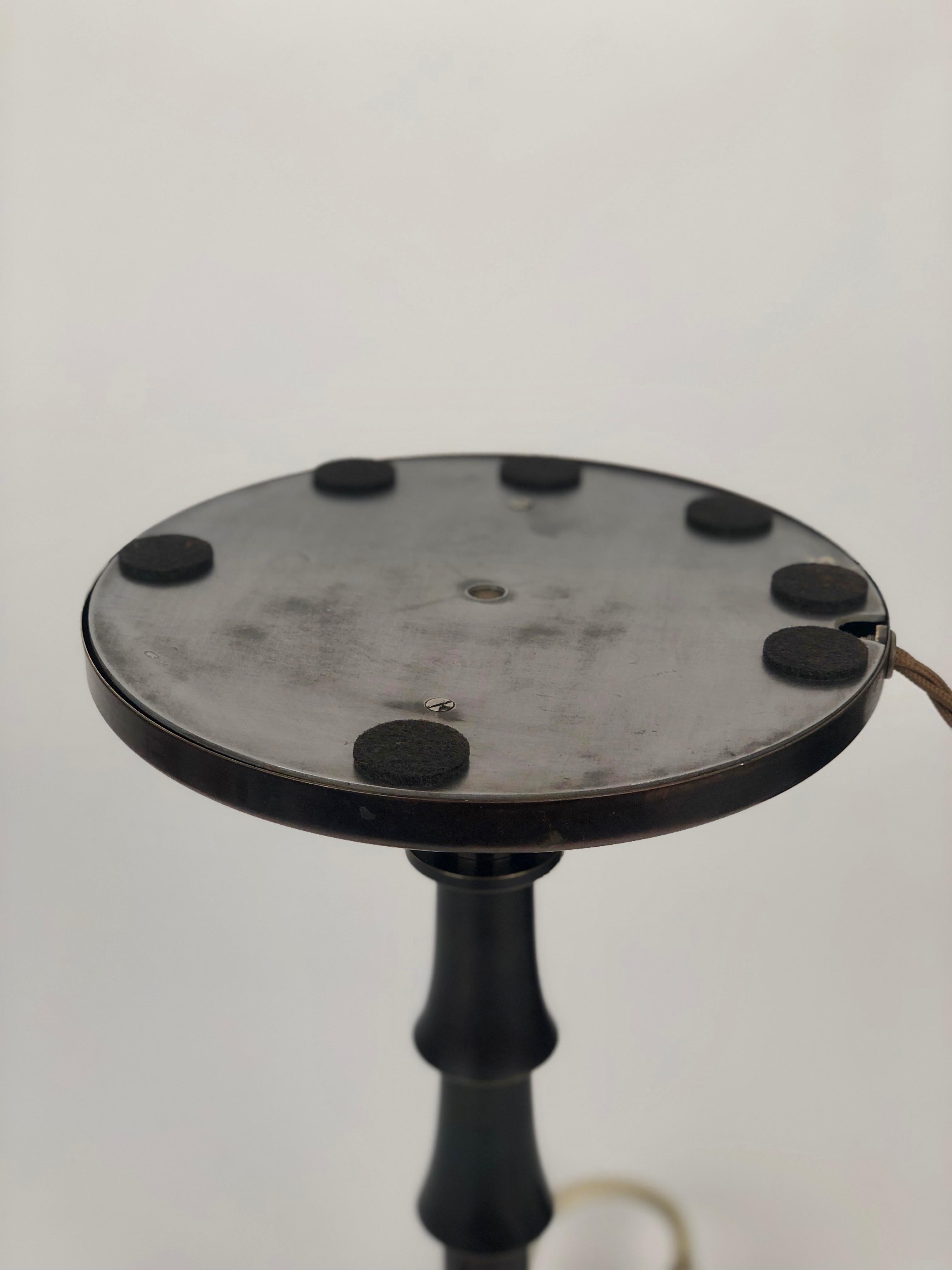 Large Table Lamp Cast in Bronze, by J. T. Kalmar, Austria For Sale 5