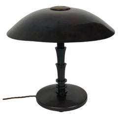 Grande lampe de bureau Art Déco faite à la main en bronze, Autriche