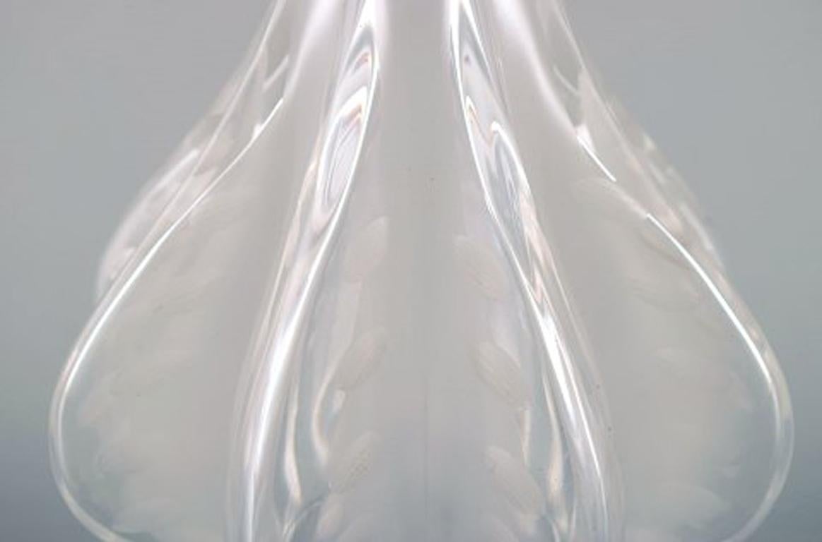 Gran jarrón de cristal Art Déco Lalique en Excelente estado para la venta en Copenhagen, DK
