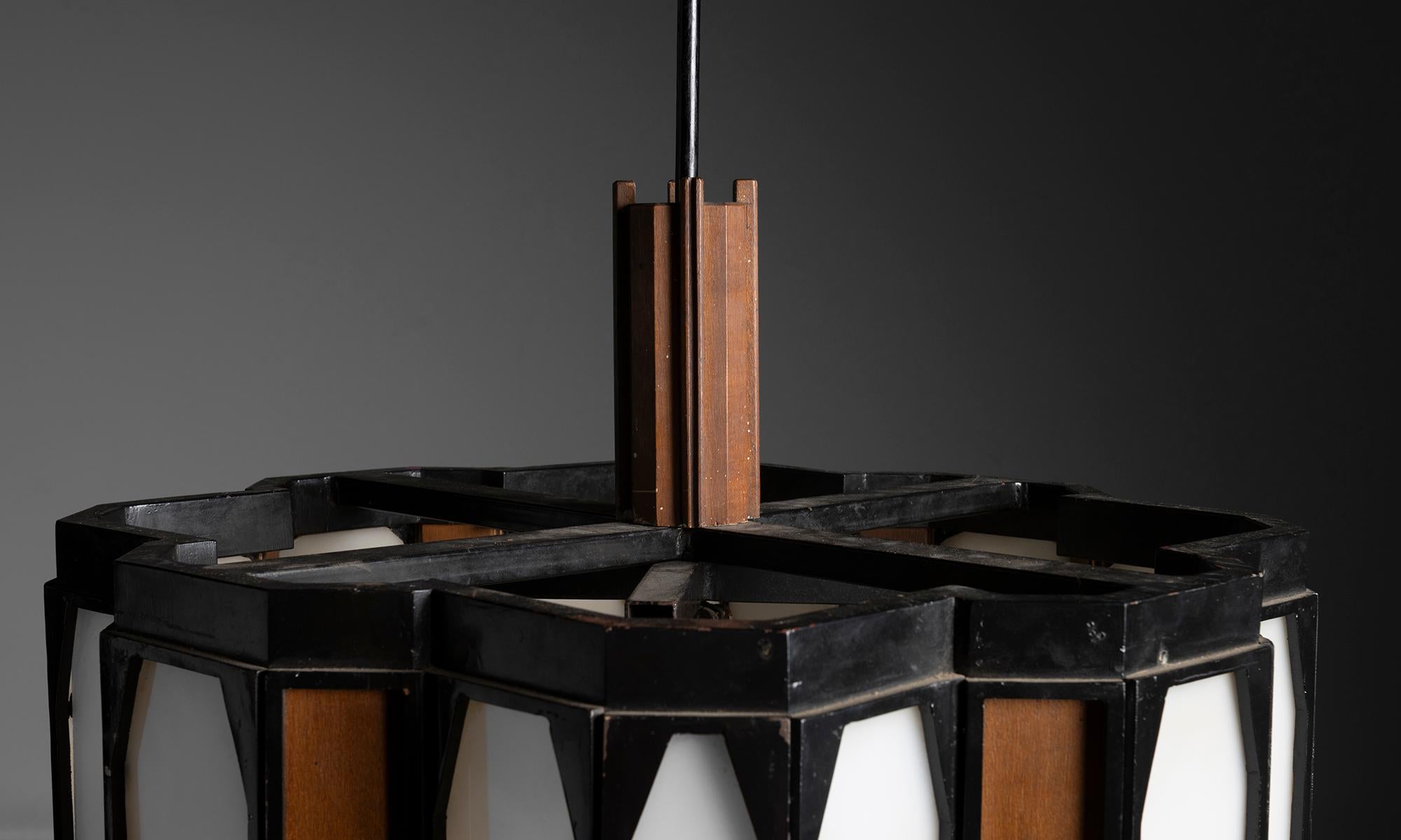 Gran farol Art Decó, Francia circa 1950 mediados del siglo XX en venta