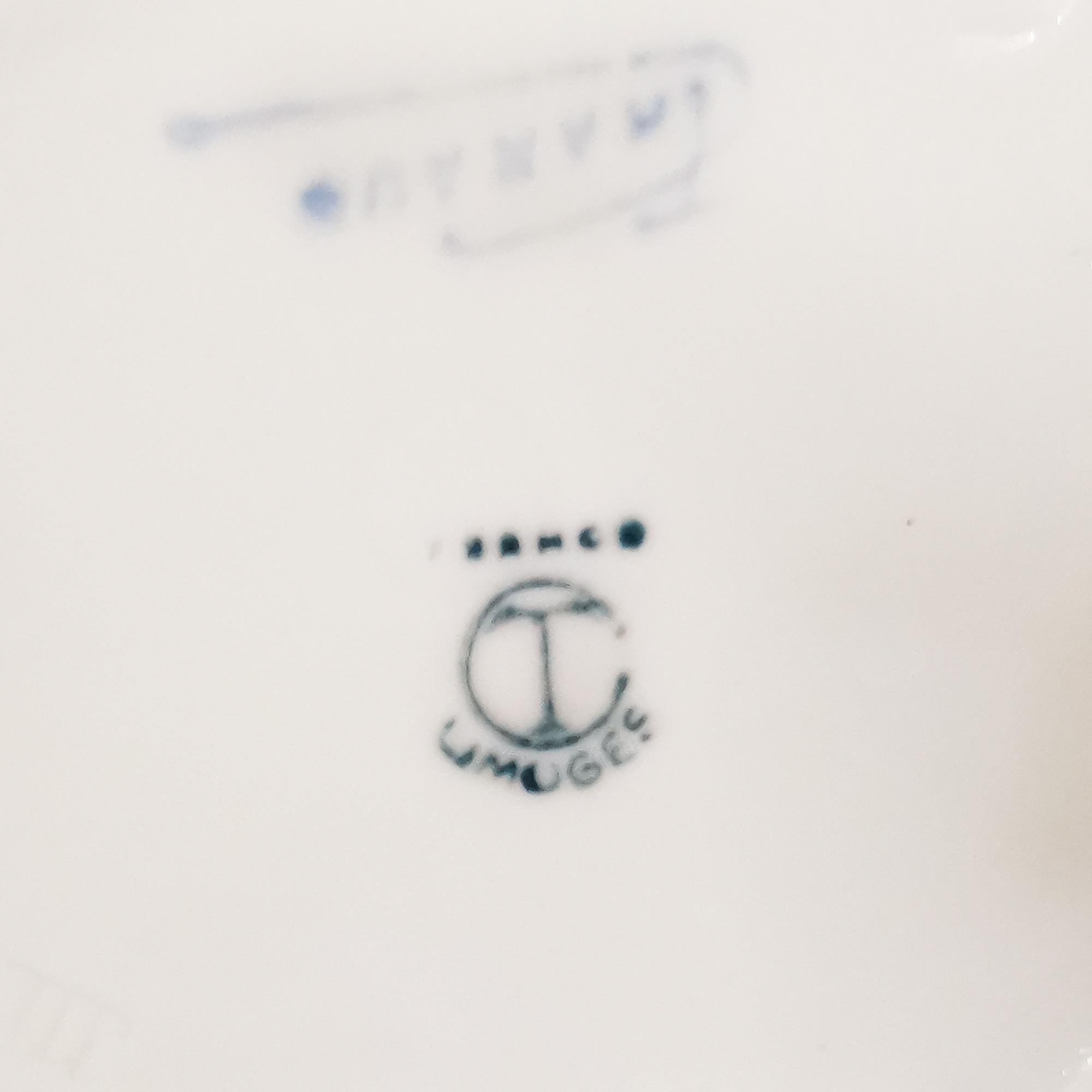 Gran jarrón de porcelana Art Déco Limoges de Camille Tharaud, Francia, 1930 mediados del siglo XX en venta