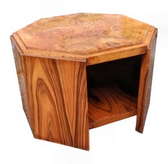 Large Art Deco Maple Occasional Table, circa 1930