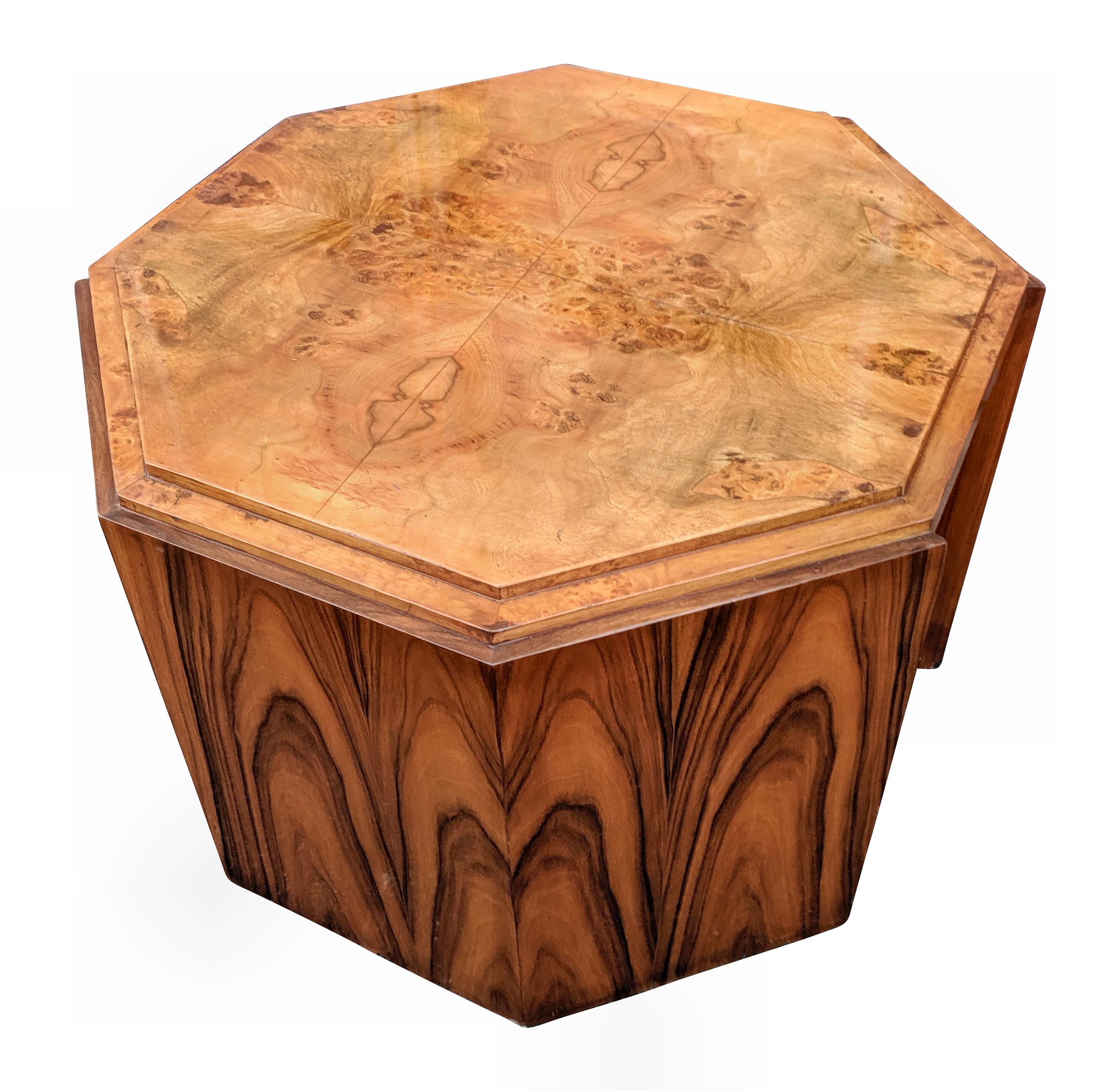 20th Century Large Art Deco Maple Occasional Table, circa 1930