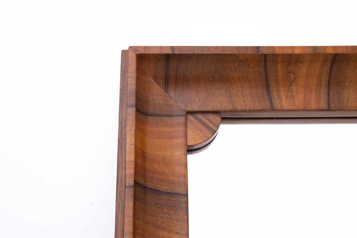 Gran espejo Art Deco Mirror, Polonia, años 40 Art Decó en venta
