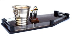 Large Art Deco Modernist Service Tray, France, c1930