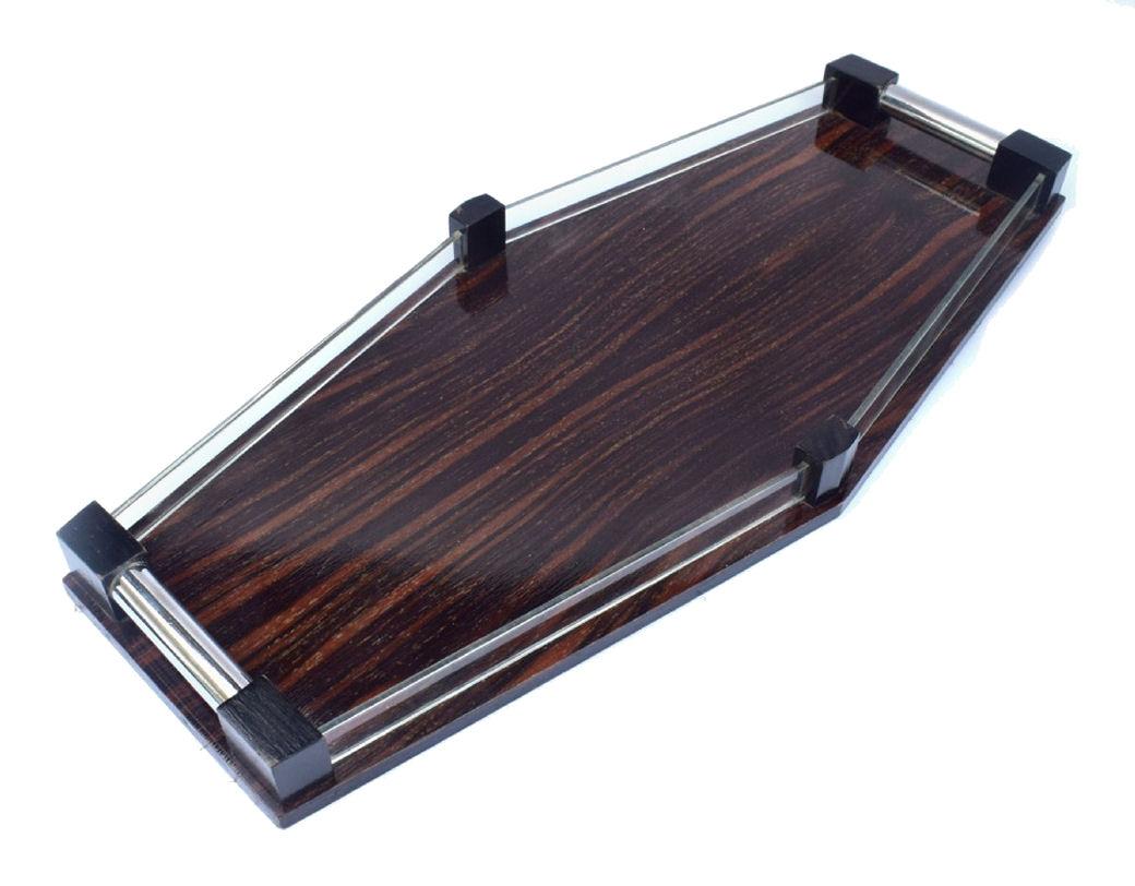 French Large Art Deco Modernist Service Tray, France, c1930