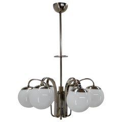 Large Art Deco or Bauhaus Chandelier in Perfect Condition, 1930s