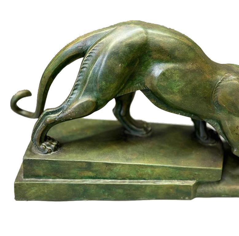 Large Art Deco Panther, signed en vente 1