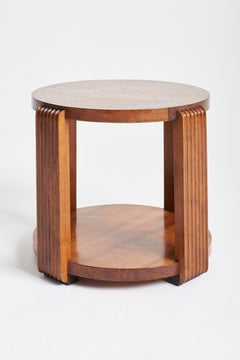 Large Art Deco Parquetry Table