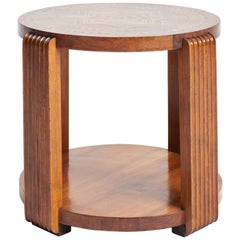 Large Art Deco Parquetry Table
