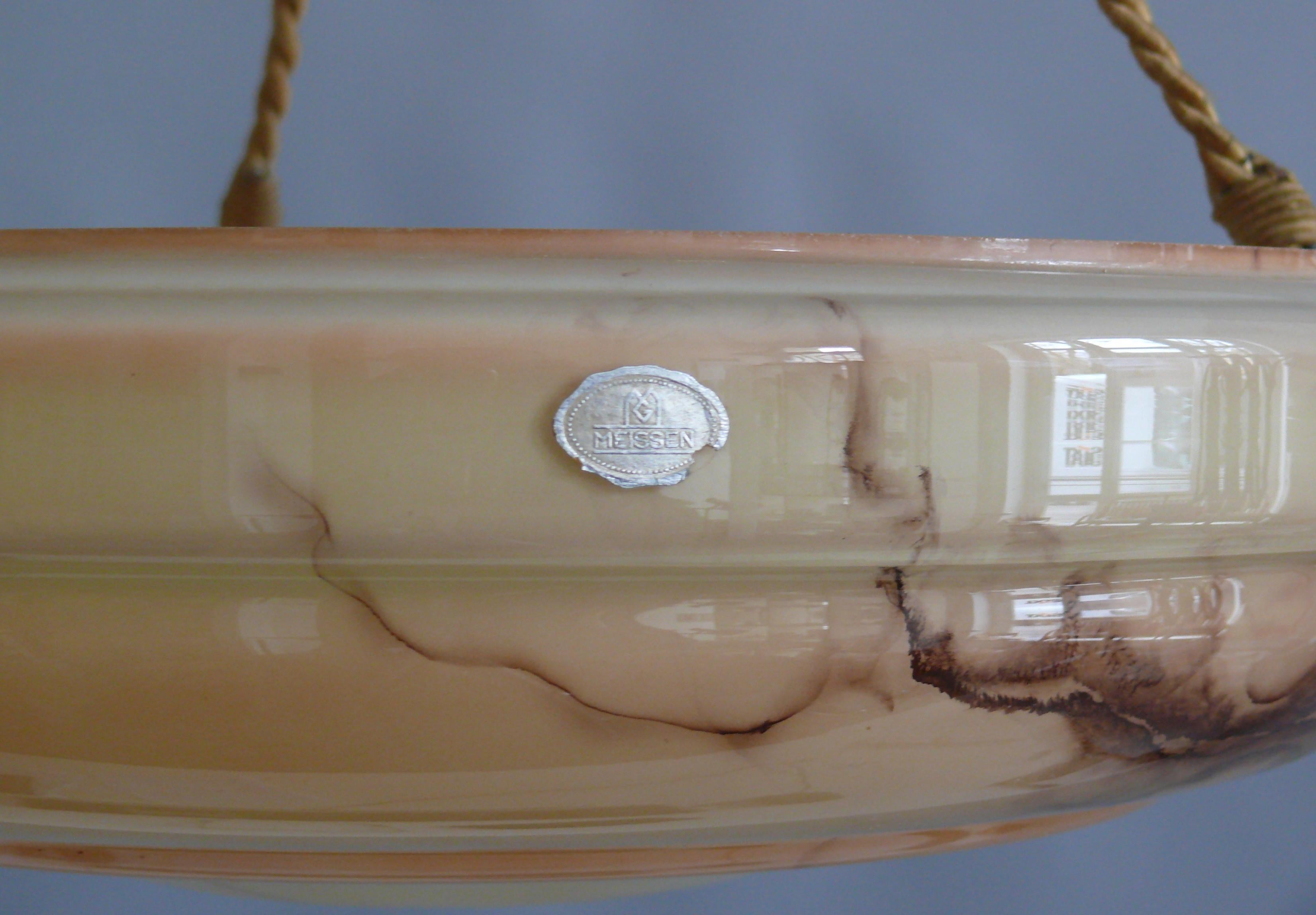 Large Art Déco Pendant Light, 1920s - 1930s 3