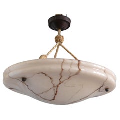 Large Art Déco Pendant Light, 1920s - 1930s