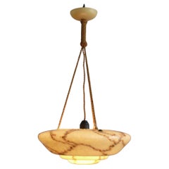 Large Art Déco Pendant Light, 1920s - 1930s