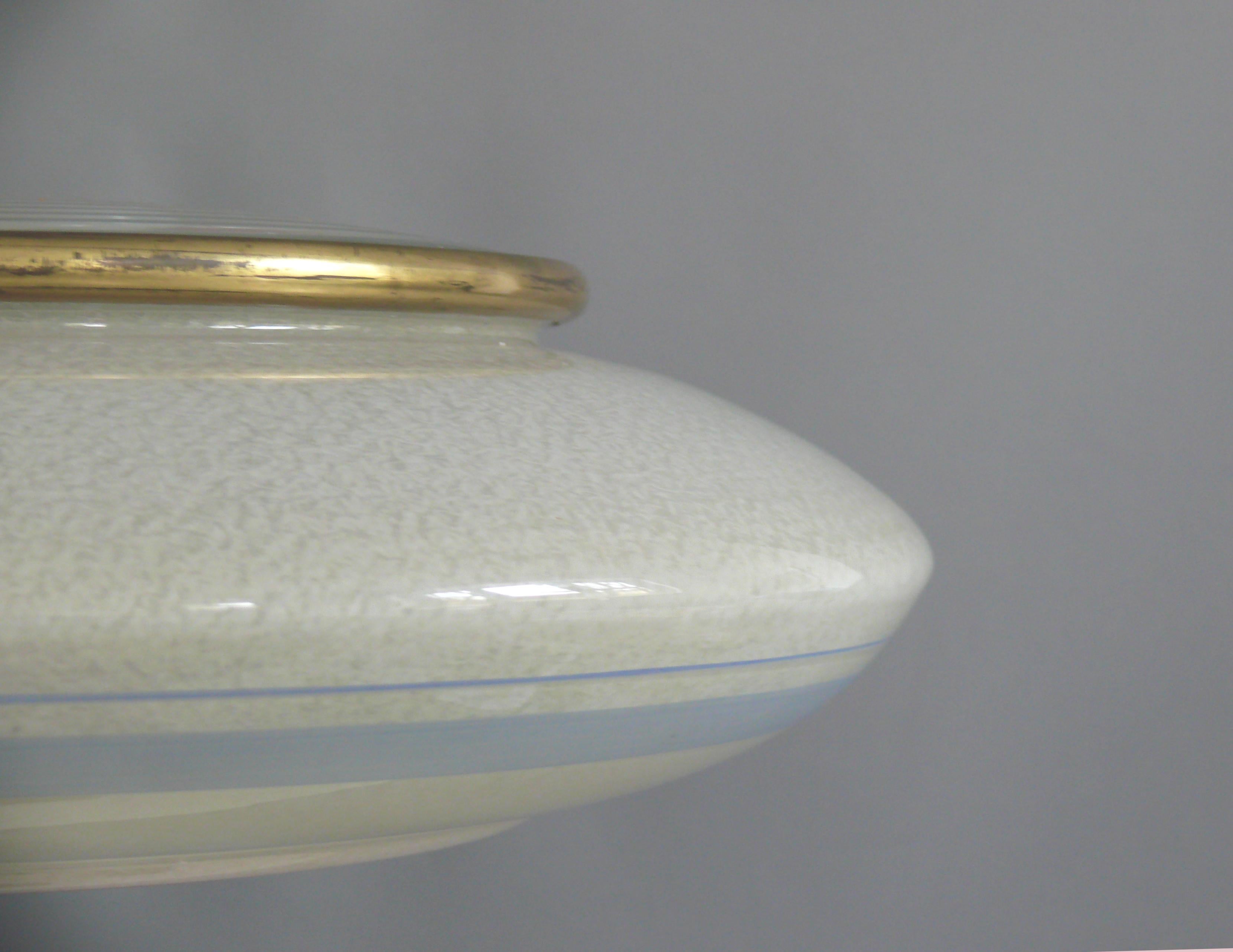 Large Art Déco Pendant Light, 1930s - 1950s in vendita 4