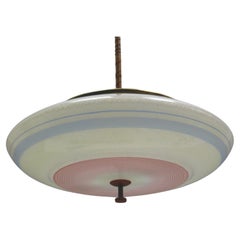 Large Art Déco Pendant Light, 1930s - 1950s