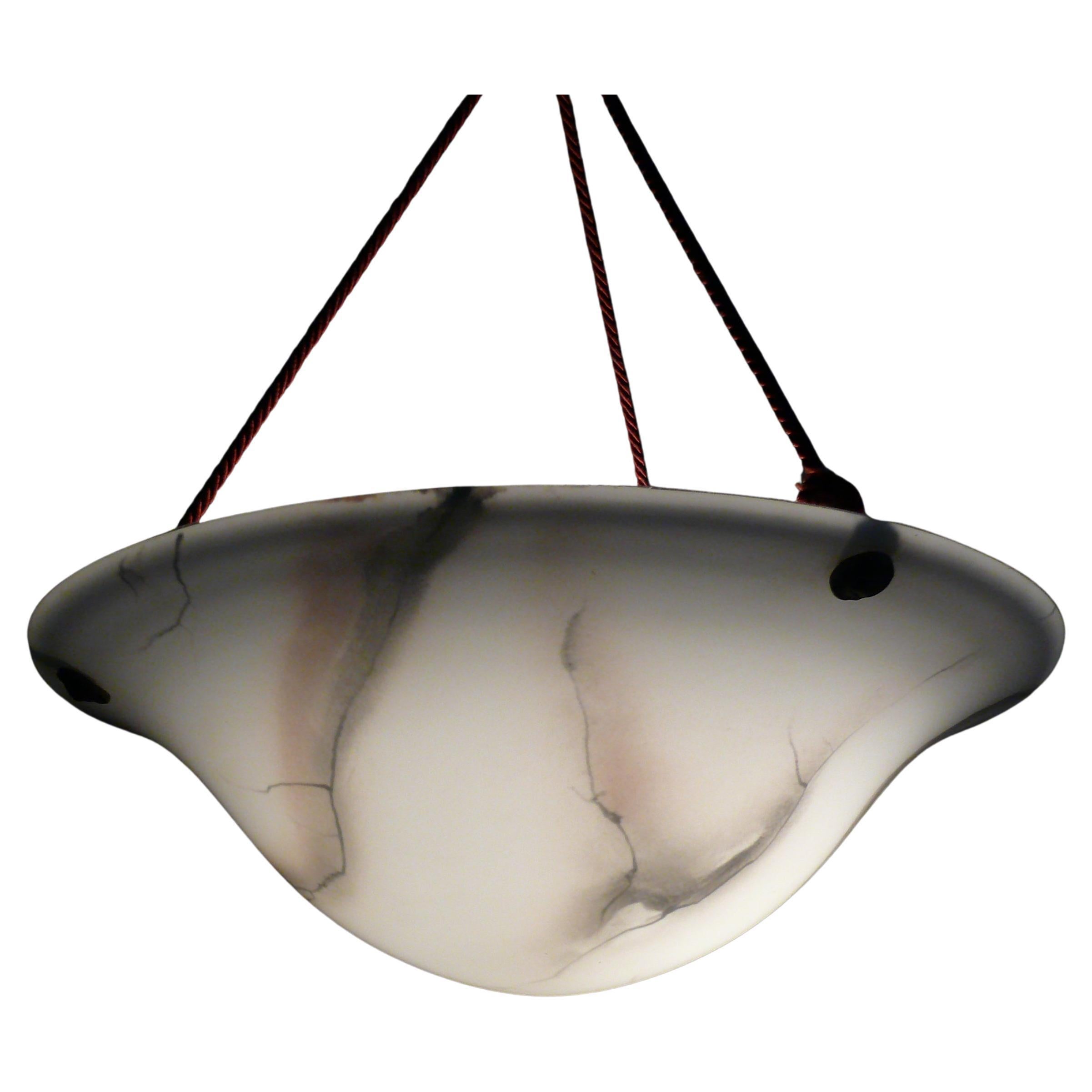 Große Art Déco-Hängeleuchte, 1940er - 1960er Jahre