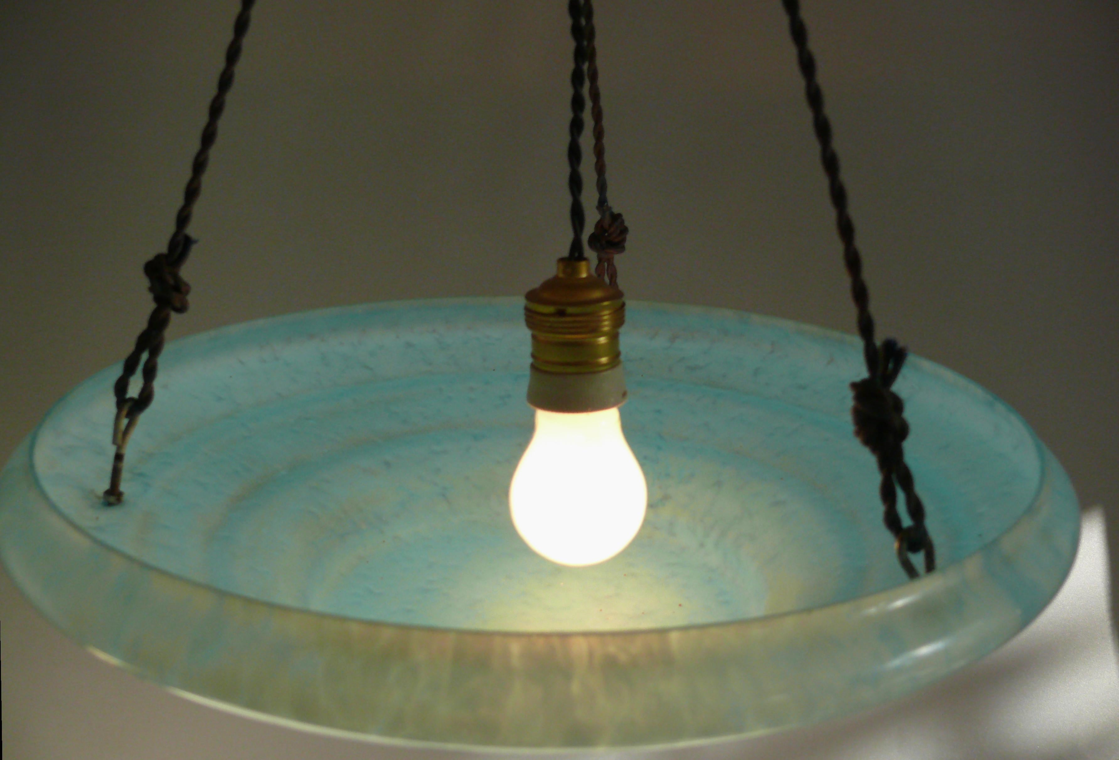 Large Art Déco Pendant Light, Germany 1920s - 1930s For Sale 1