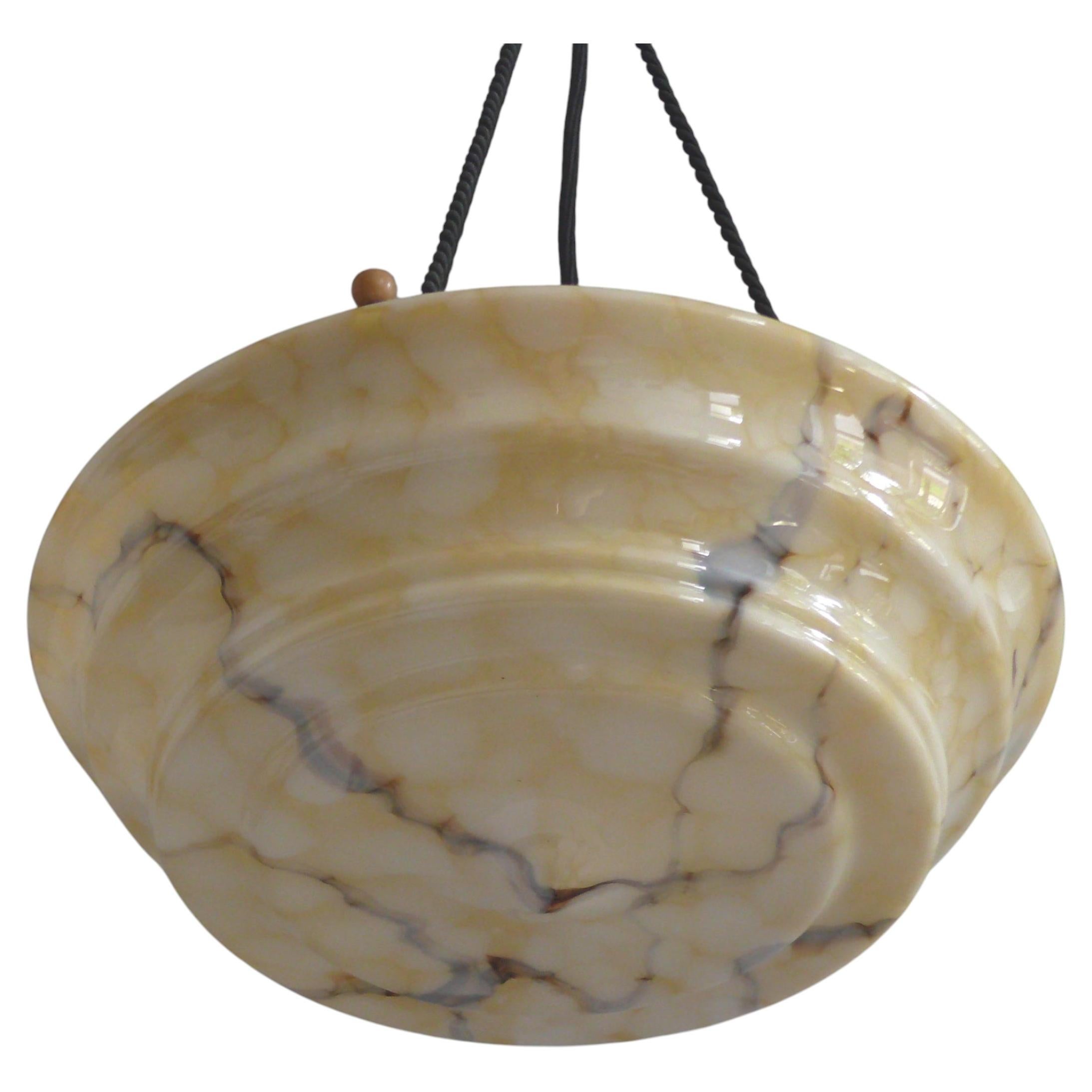 Large Art Déco Pendant Light, Germany 1920s - 1930s For Sale