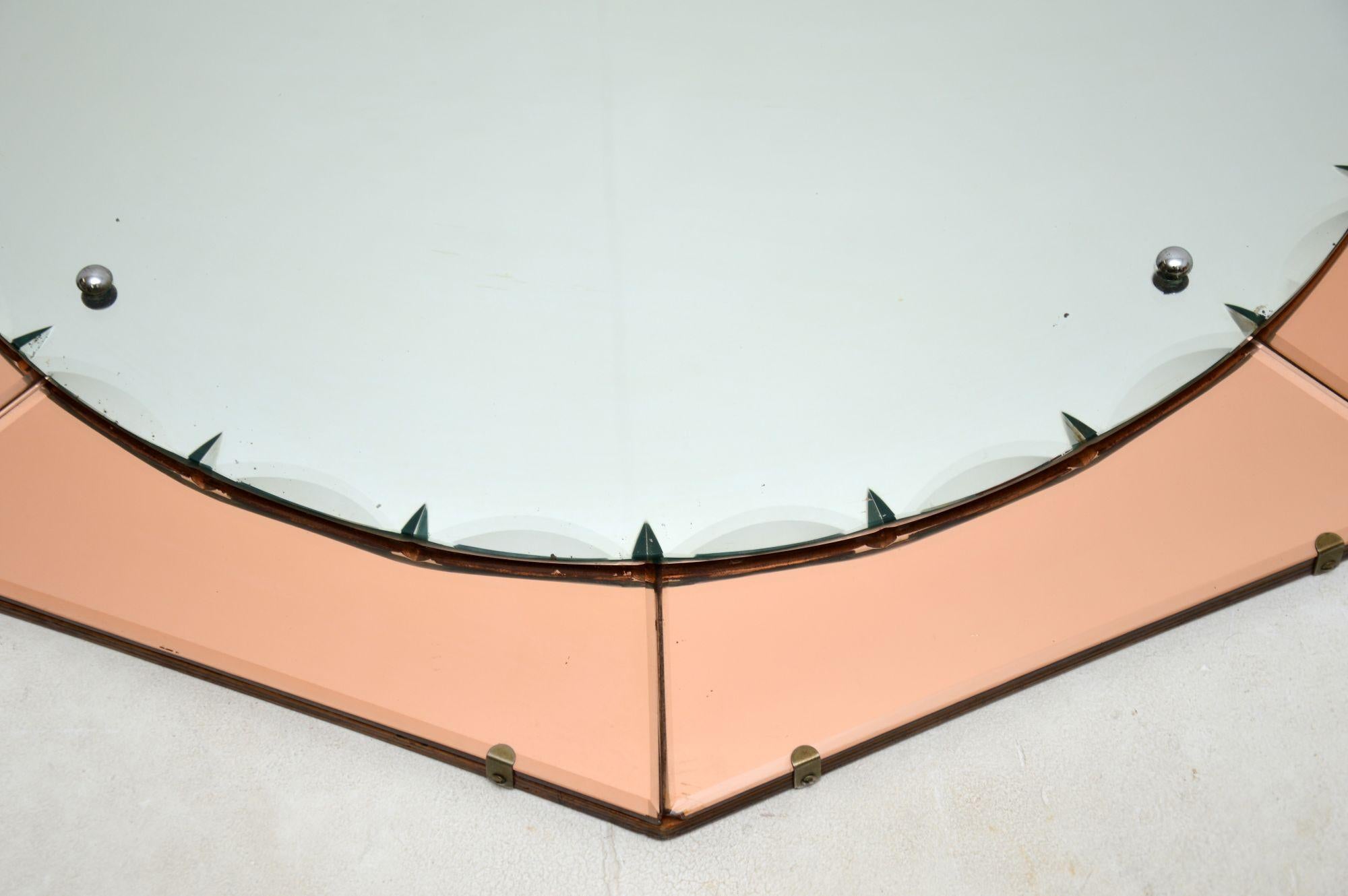 Large Art Deco Period Mirror In Good Condition For Sale In London, GB