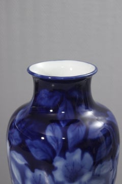 Grande vaso in porcellana Art Déco di Camille Tharaud Limoges, anni '30