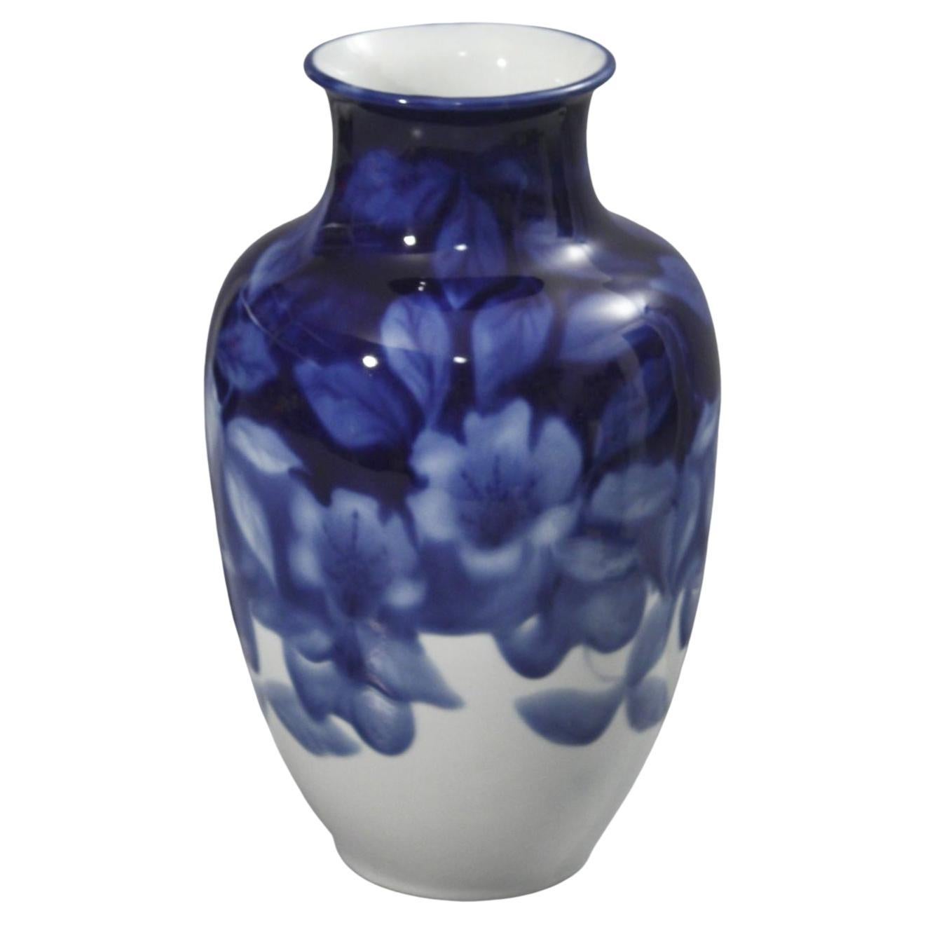 Large Art Déco porcelain vase by Camille Tharaud, Limoges 1930s