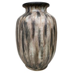 Large Art Deco Pottery Vase Antoine Dubois Bouffioulx