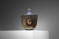 gran jarrón de cerámica art déco Primavera de Gustave Asch