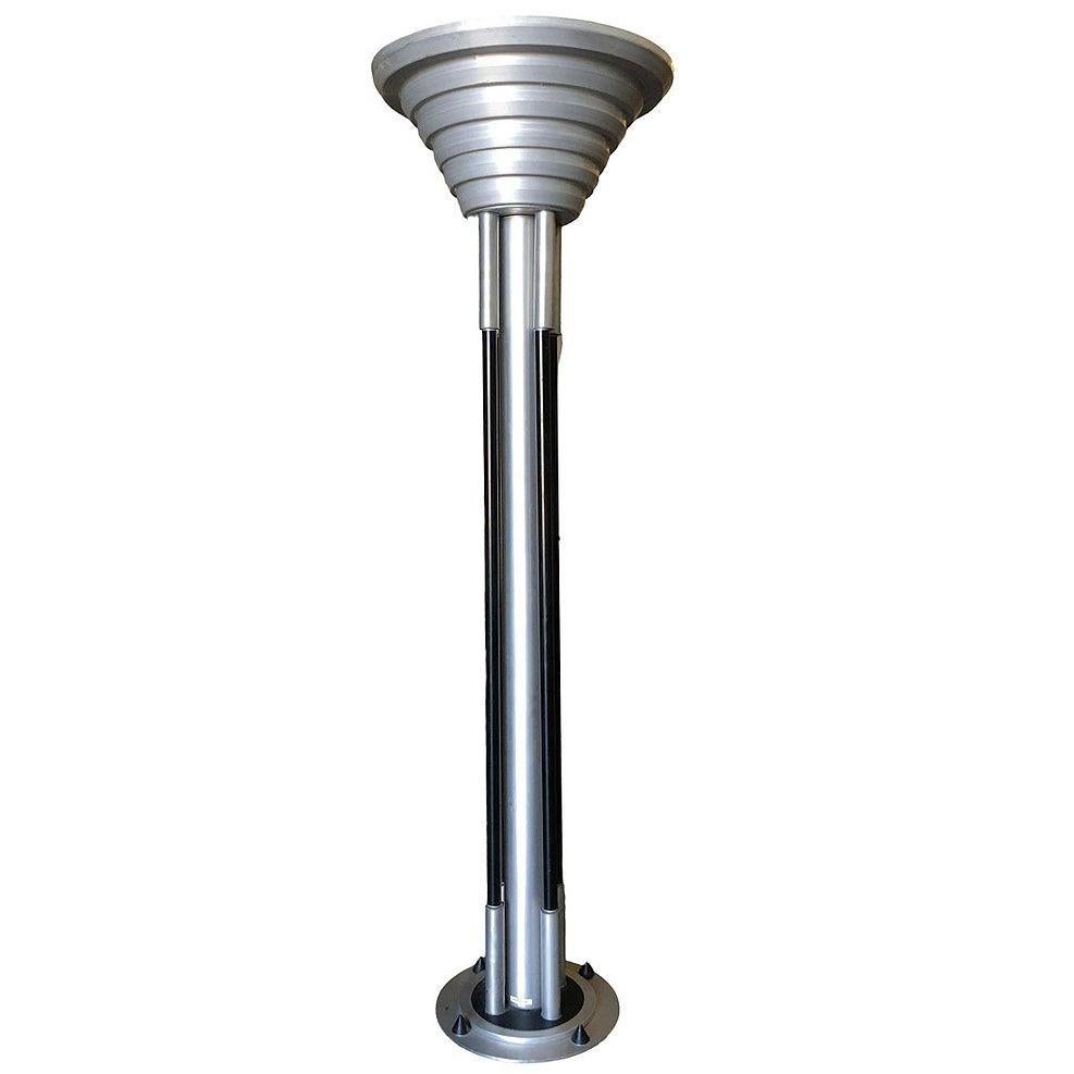 Americano Lampada da terra Torchiere Art Deco Revival Machin di grandi dimensioni, coppia in vendita