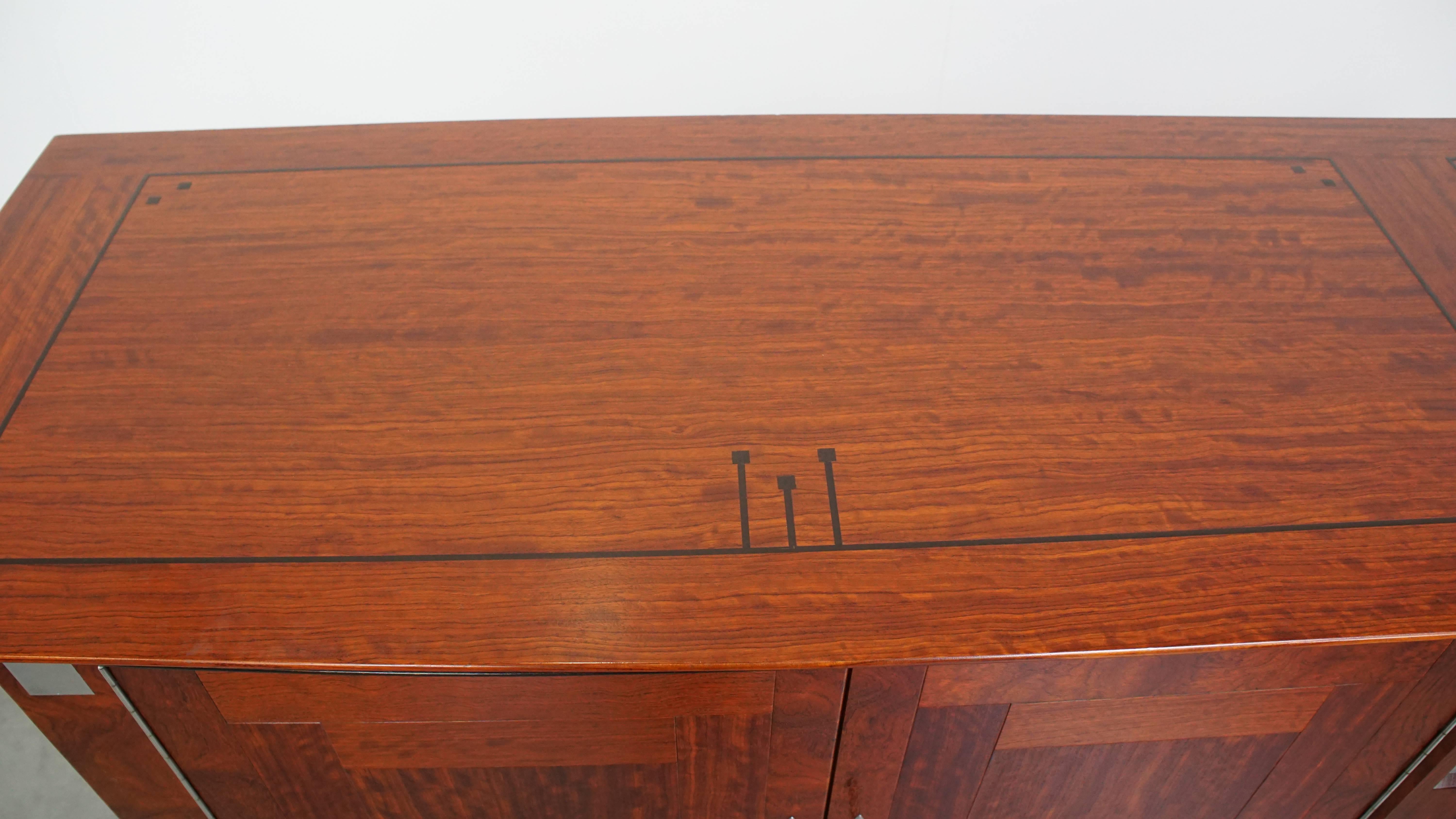 Wood Large Art Deco Sideboard by Schuitema from the Decoforma Series For Sale