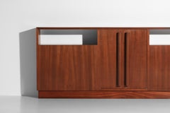 Large Art Deco solid wood cabinet from the 1930s